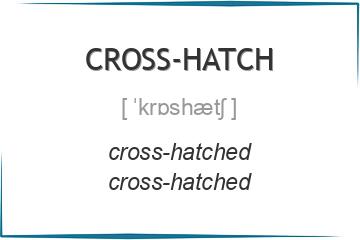 cross-hatch 3 формы глагола