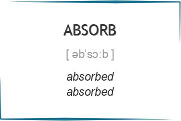 absorb 3 формы глагола