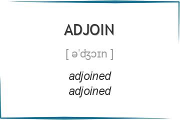 adjoin 3 формы глагола