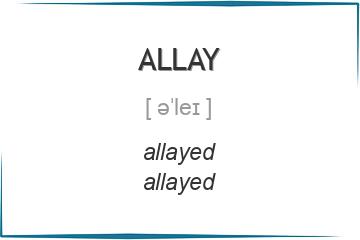 allay 3 формы глагола
