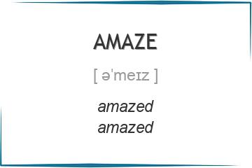 amaze 3 формы глагола