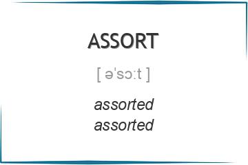 assort 3 формы глагола
