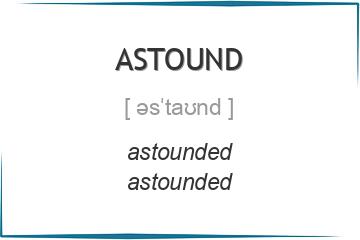astound 3 формы глагола