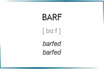 barf 3 формы глагола
