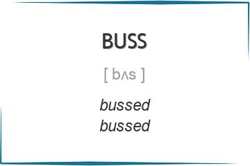 buss 3 формы глагола