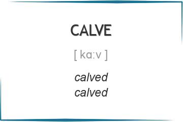 calve 3 формы глагола
