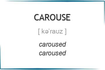 carouse 3 формы глагола