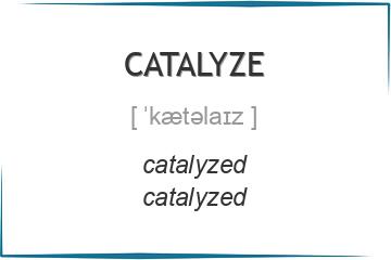 catalyze 3 формы глагола