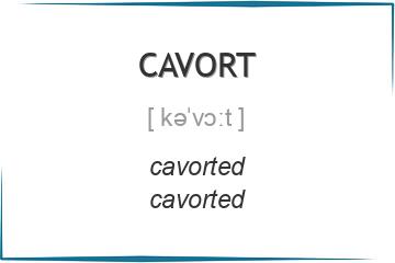 cavort 3 формы глагола