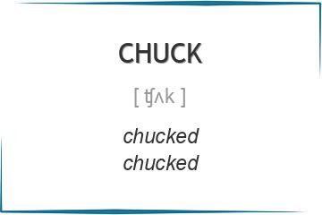 chuck 3 формы глагола