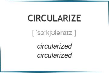 circularize 3 формы глагола