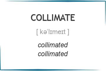 collimate 3 формы глагола