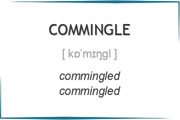 commingle 3 формы глагола