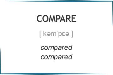 compare 3 формы глагола