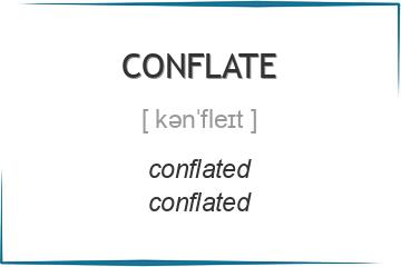 conflate 3 формы глагола
