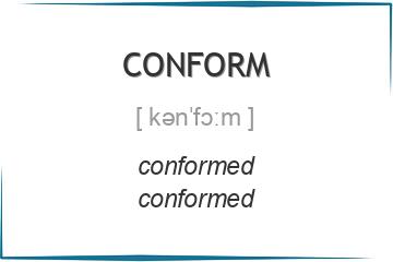 conform 3 формы глагола