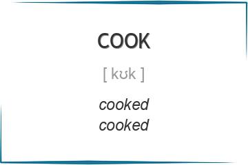 cook 3 формы глагола