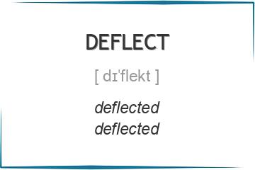 deflect 3 формы глагола