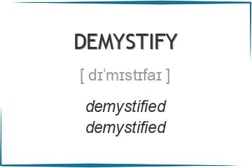 demystify 3 формы глагола