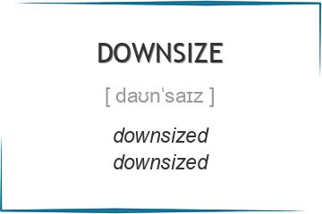 downsize 3 формы глагола