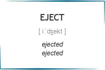 eject 3 формы глагола