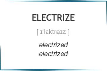 electrize 3 формы глагола