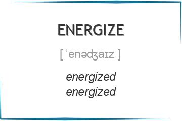 energize 3 формы глагола
