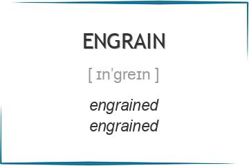 engrain 3 формы глагола