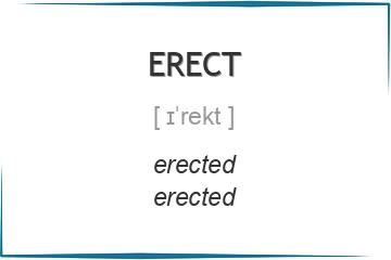 erect 3 формы глагола