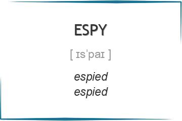 espy 3 формы глагола