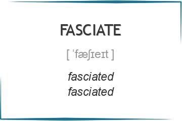fasciate 3 формы глагола