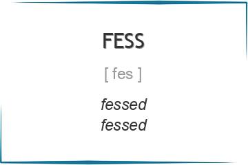 fess 3 формы глагола