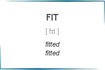 fit 3 формы глагола