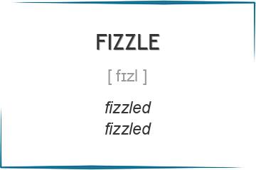 fizzle 3 формы глагола
