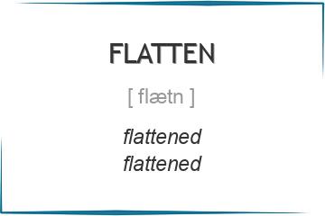 flatten 3 формы глагола