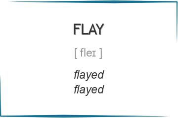 flay 3 формы глагола