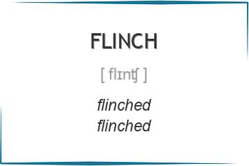 flinch 3 формы глагола