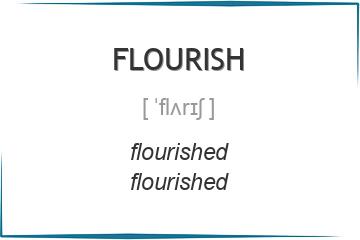 flourish 3 формы глагола