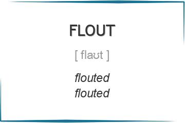 flout 3 формы глагола