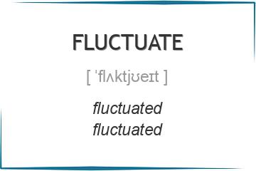 fluctuate 3 формы глагола