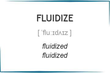 fluidize 3 формы глагола