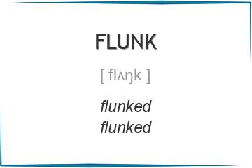 flunk 3 формы глагола