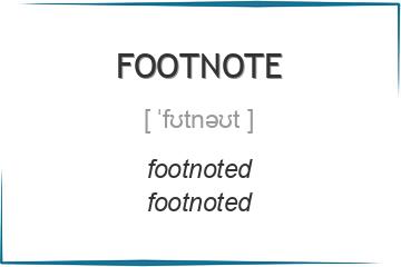 footnote 3 формы глагола