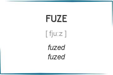 fuze 3 формы глагола
