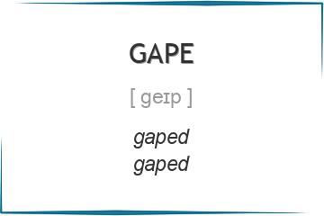 gape 3 формы глагола
