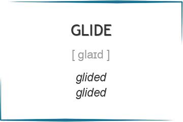 glide 3 формы глагола