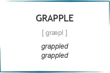 grapple 3 формы глагола
