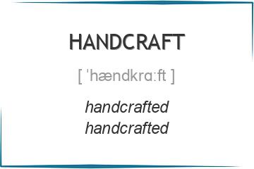 handcraft 3 формы глагола