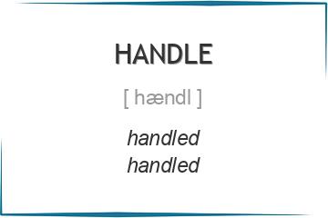 handle 3 формы глагола