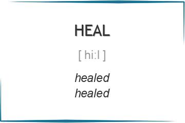 heal 3 формы глагола